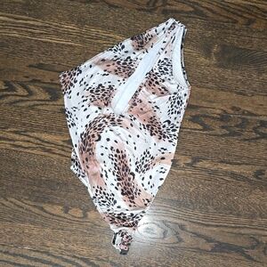PrettyLittleThing Animal Print Bodysuit